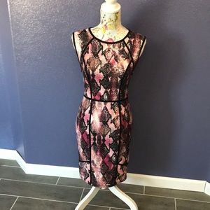 J. Lo Pink Snake Skin Dress